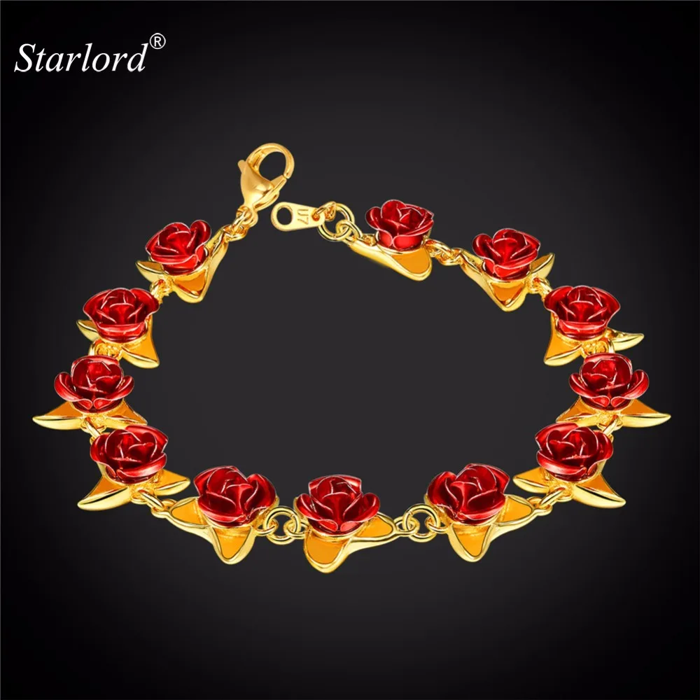 Женский браслет с цветами розы H2831 нежный 3D Браслет цветами|bracelet bridesmaid|bracelets forbridal