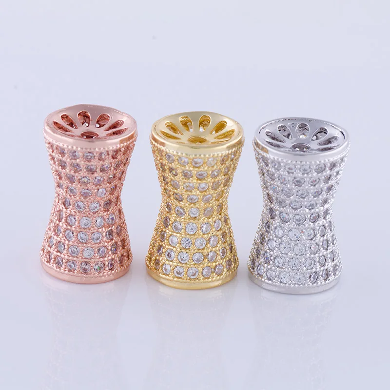 2018 Hot Sale Cubic Zirconia Micro Pave Brass Rose Gold