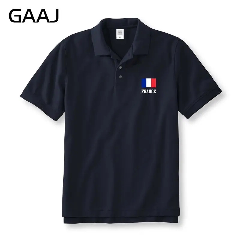 

France Flag Polo Shirts Men & Women Unisex Man Brand Clothing French Brands Man Polos Slim Fashion Casual Summer Brand Cotton