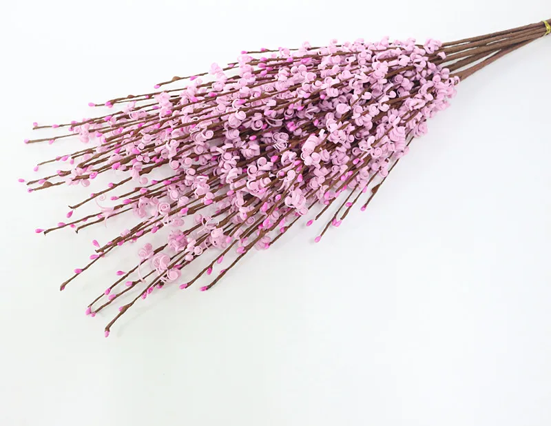 Flone Artificial Winter Jasmine Simulation Flower PE Plastic Flower Gypsophila Fake Flower Wedding Home Party Decor Art Flores (19)