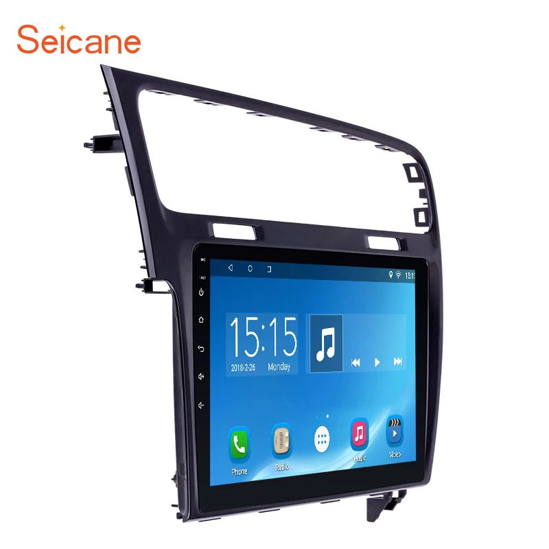

Seicane Android 7.1/8.1 10.1" 2Din Car Radio GPS Navigation Stereo Multimedia Player For 2013 2014 2015 VW Volkswagen Golf 7