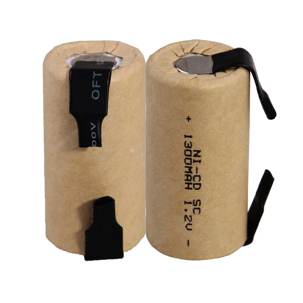 SC аккумуляторная батарея akkumulator 1 2 V NICD 1300mah батареи реальной емкости | Электроника