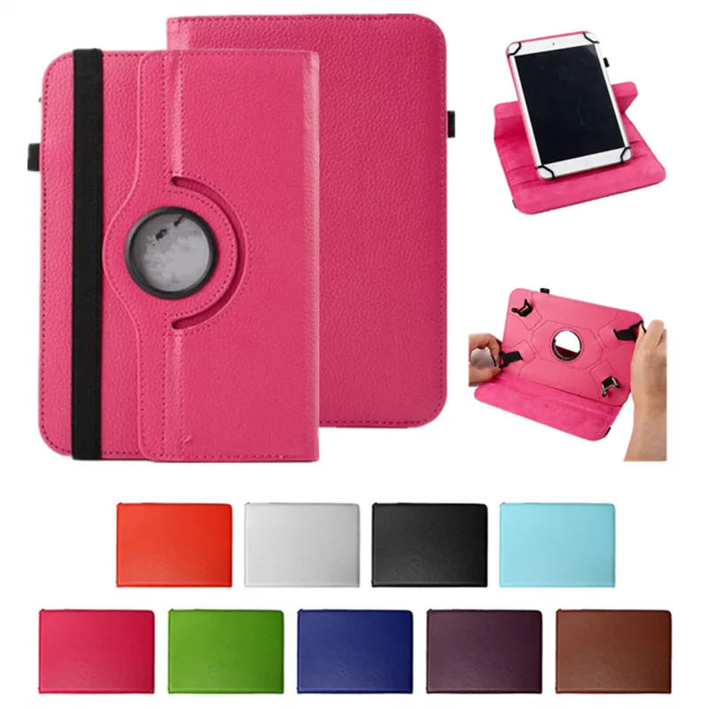 

For DELL Venue 8 Pro/Venue 8 8 Inch Tablet 360 Degree Rotating UNIVERSAL PU Leather Cover Case Free Pen