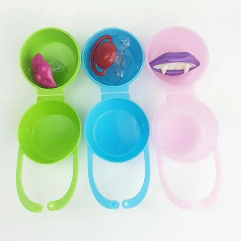 3pcs/Set Baby Soother Container Holder Pacifier Dummy Box Travel