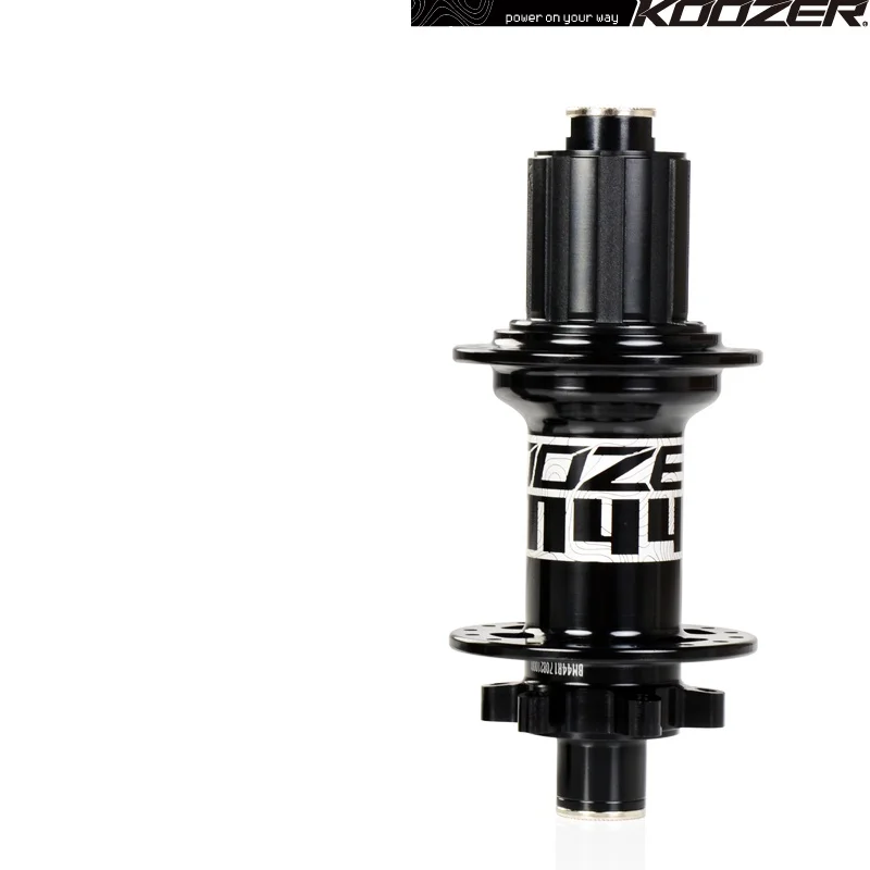 KOOZER BM440 MTB горный велосипед BOOST концентраторы 32h отверстие дисковый подшипник ступицы передний задний 6 Болт ПЕРЕДНЯЯ СТУПИЦА 15*110 Задняя Ступица 12*148 мм через - Цвет: Black rear SHIMANO