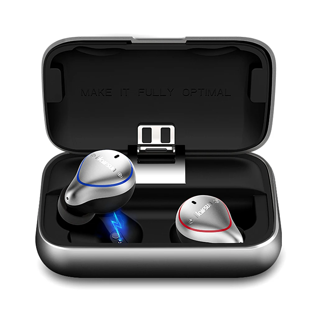

Bluetooth 5.0 Earphone Wireless TWS Earbuds IPX7 Waterproof Headset with mic charging case auriculares bluetooth inalambrico