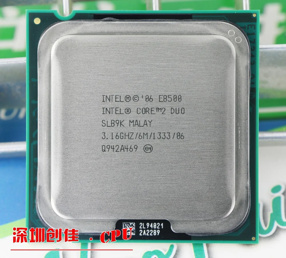 الأصلي ل إنتل كور 2 ديو E8500 معالج وحدة المعالجة المركزية (3.16 Ghz/6 M/1333 GHz) المقبس 775 شحن مجاني الأصلي ل إنتل كور 2 ديو E8500 معالج وحدة المعالجة المركزية (3.16 Ghz/6 M/1333 GHz) المقبس 775 شحن مجاني