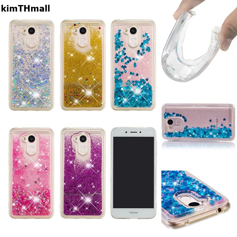 

Case For Huawei Honor 6A Cover For Huawei Honor 6A DLI-TL20 case Clear Dynamic Liquid Glitter Quicksand Soft case kimTHmall