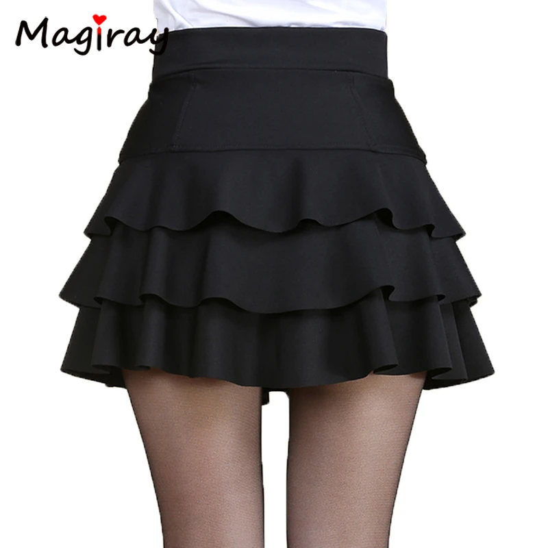 Magiray Plus Size High Waist Mini Skirt ...