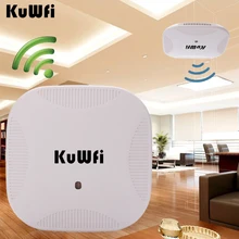 Kuwfi 600 Mbps 2.4G/5.8G de Doble Banda 802.11AC Techo Interior Mount Punto de Acceso Wifi Repetidor Router 24 V POE AP Control de Gestión