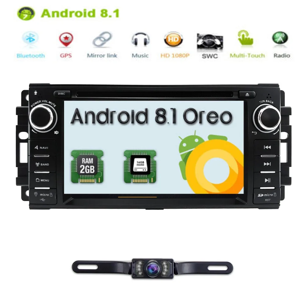 Sale 6.2Inch Car DVD Player For Chrysler/300C/Dodge/RAM/Jeep/Commander/Compass/Wrangler/Grand Cherokee CANBUS GPS BT Radio Maps 2GRAM 1
