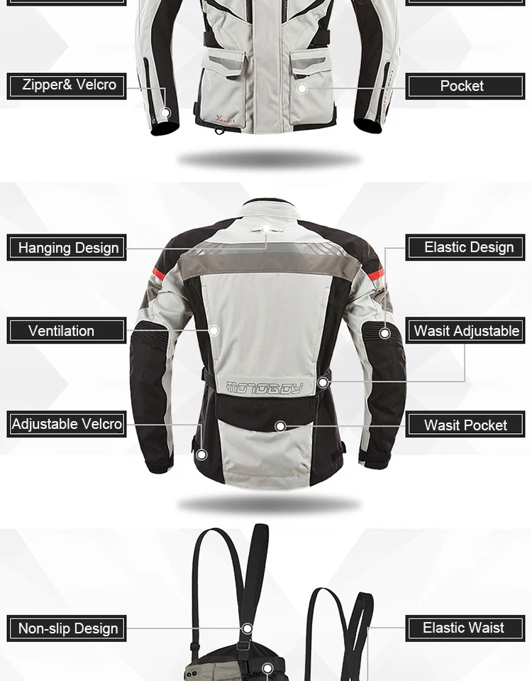 MOTOBOY мужские мотоциклетные гоночные куртки водонепроницаемая одежда Moto Jaqueta Chaqueta теплая CE защита Защитная куртка