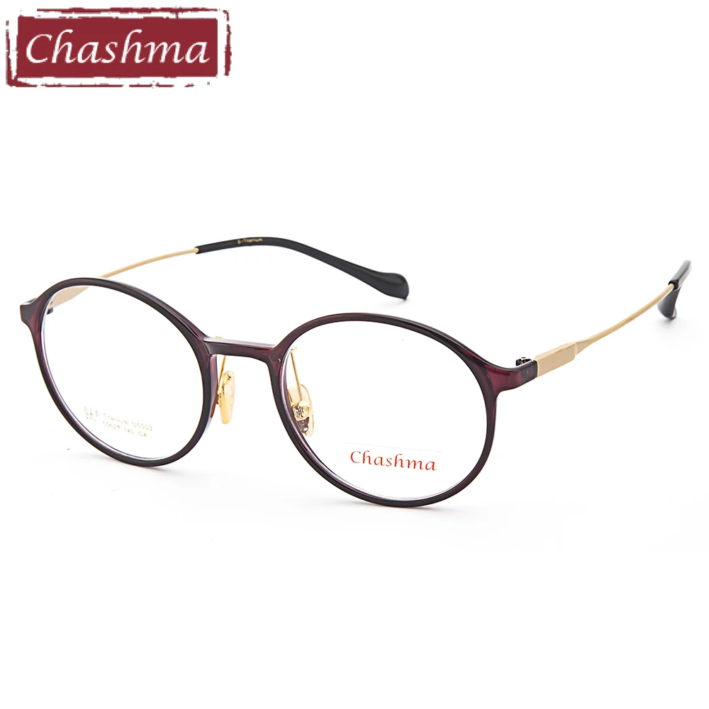 

Chashma Brand B titanium Ultem Women Men Round Circle Eyeglasses Fashion Quality Stylish Trend Students Eyewear Vingate