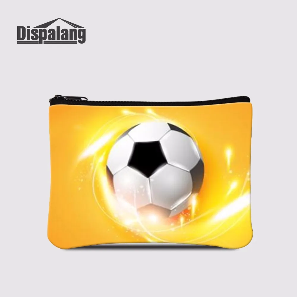 Dispalang Kawaii Coin Purse Wallet Pouch Shining Soccers Kids Casual Clutch Bag Children's Pocket Wallets Small Money | Багаж и сумки