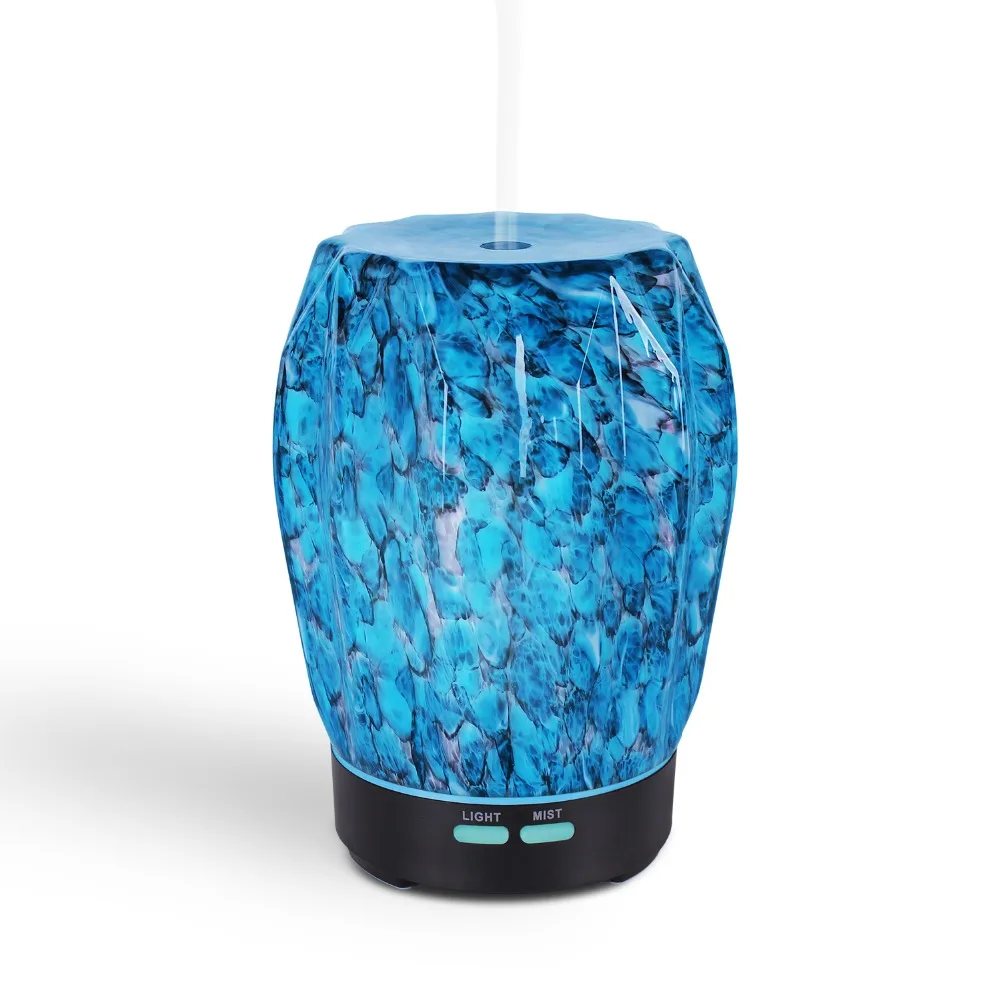 

3D Marble LED Night Light Aromatherapy Essential Oil Diffuser 100ml Ultrasonic Aroma Diffuser Humidifier For Home Office
