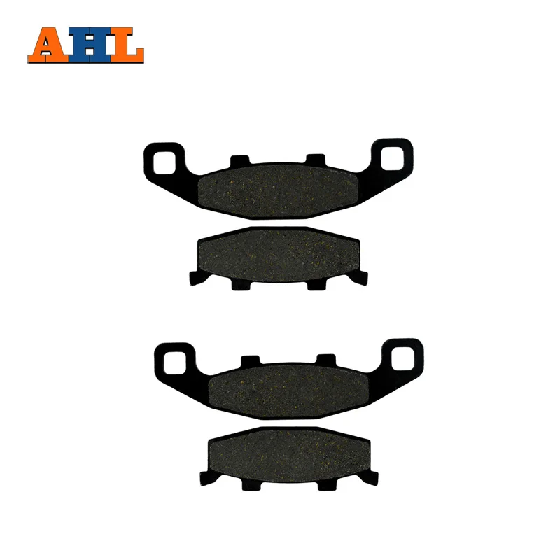 

AHL 2 Pairs Motorcycle Brake Pads for KAWASAKI ZG 1000 A9-A20 / A6F Concours 1994-2006 Black Brake Disc Pad