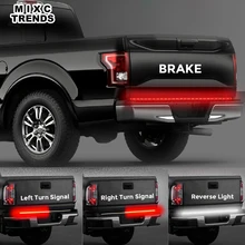 12 v Flessibile HA CONDOTTO LA Luce di Striscia DRL Corsa e Jogging 120 cm 150 cm Auto Camion Portellone Posteriore Indicatori di Direzione HA CONDOTTO LA Barra Chiara impermeabile Reverse Luce Freno