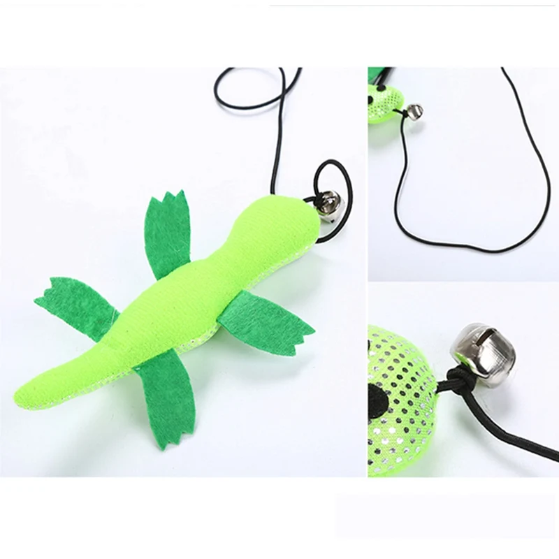 Ворсовая кошачья палочка игрушка с колокольчиком Gecko интерактивная игрушка для кошек для решения скуки интерактивная игра товары для животных, кошек