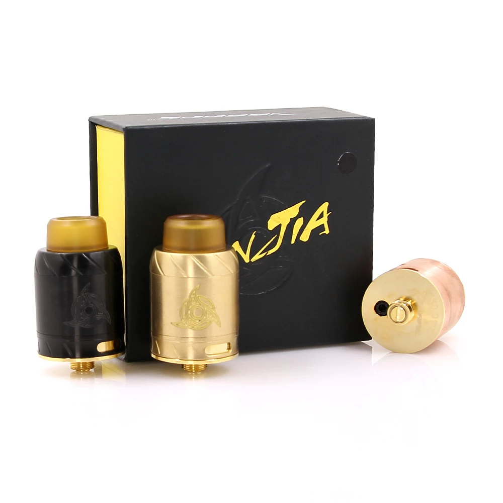 Оригинальный атомайзер Veeape Ninjia RDA 24 мм с предварительно собранной катушкой и