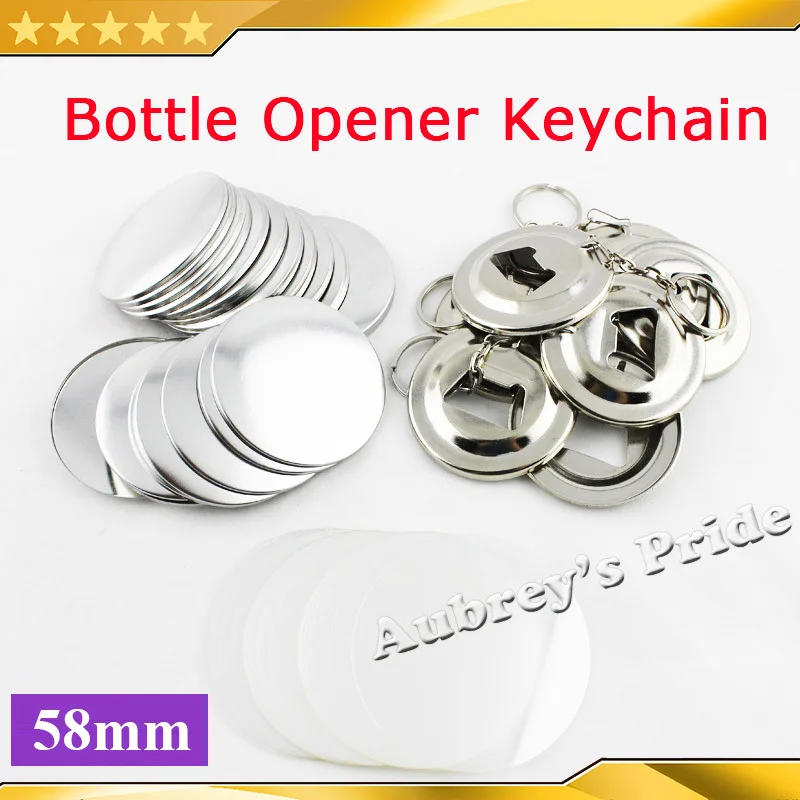 Открывалка для бутылок 2 1/4 дюйма 58 мм 100 комплектов|material office|keychain kittykeychain doll |