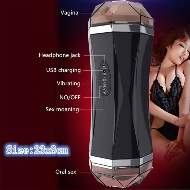 8 Frequency Male Masturbators Cup Massager 3D Deep Throat Electric Relax Massager for Male Oral Automatic Cup for Men  (4)