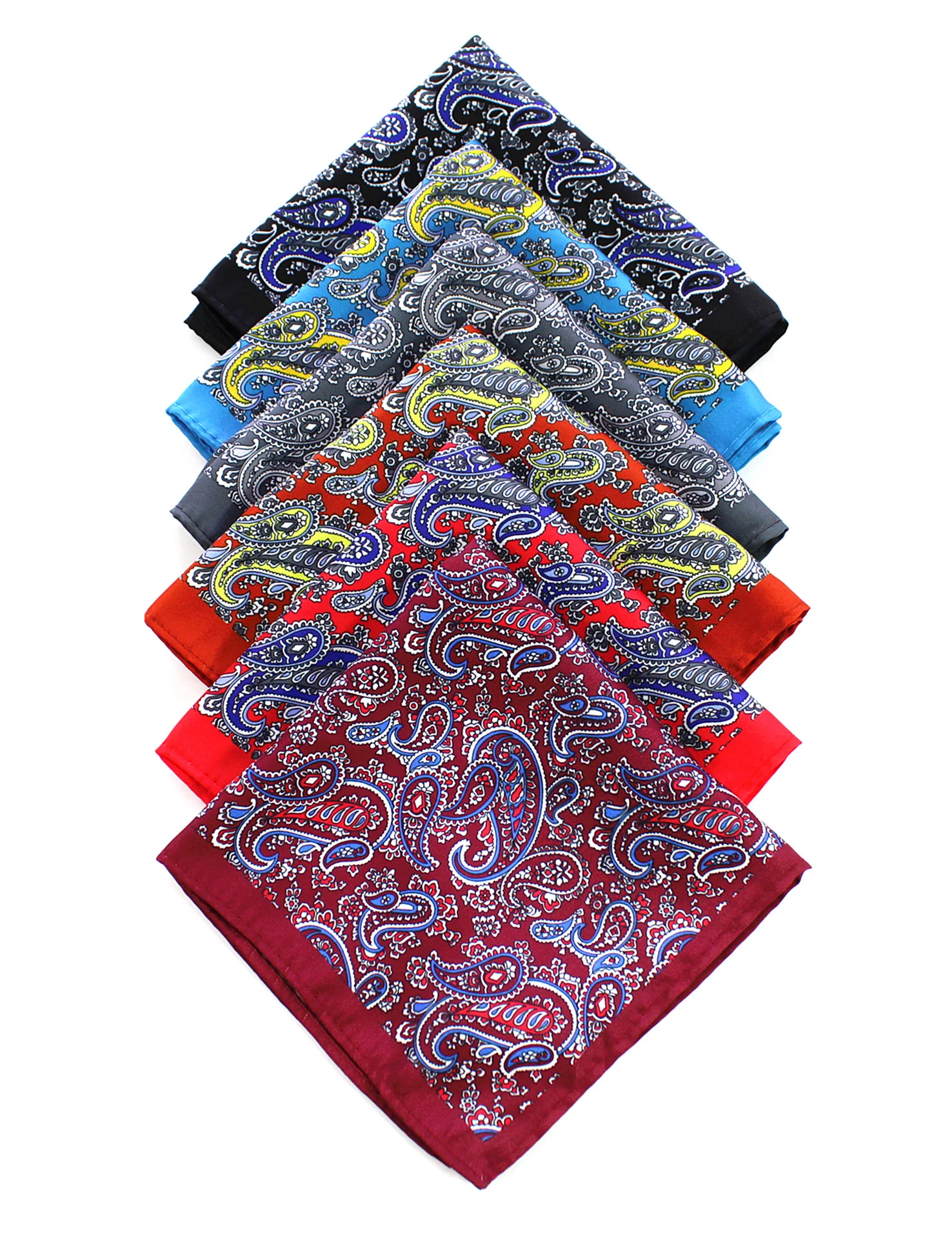 48 стилей Ман карман площади Пейсли Дизайн Хаундстут Цвет Соответствующие платок роскошные печати Карманный шарф интимные аксессуары