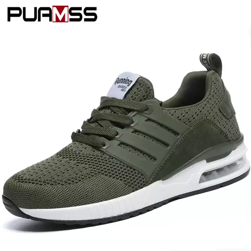 black mesh sport shoes