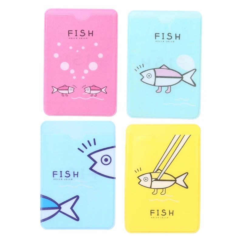 

Fashion New Card Holder Cartoon PVC Credit Card Holder Protect ID Card Business Bus Card Cover Case