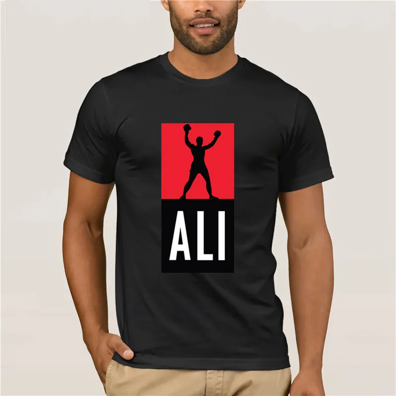 

Men Printing Short Sleeve Tshirt trend Muhammad Ali camiseta hombres del verano Mohammed Ali camiseta hombres fitness