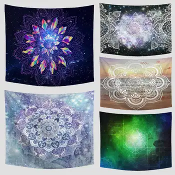 

Starry Ocean Geometric Pattern 3D Print Tapestry Bohemian Style Diamond Home Furnishing Decor Blanket Tablecloth Camping Tapiz