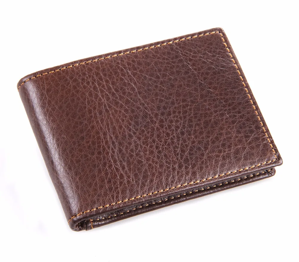 

Top Cowhide Leather Clip Fashion Certification Cards And Driving Licence Leather ID Card Holders Men Genuine Credit Card Clip