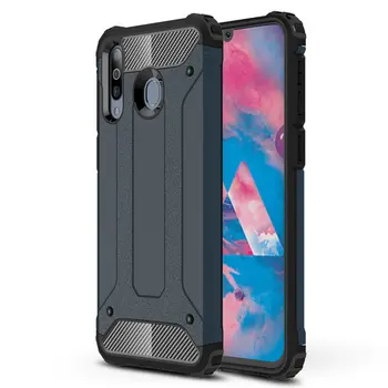 

30pcs/lot For Samsung Galaxy M30 Shockproof 2 in 1 Hybrid Heavy Duty Tough Armor Hard Case For Samsung Galaxy M30