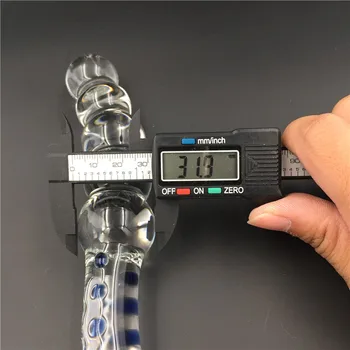 Beads Pyrex glass crystal dildo Sex toy Adult products for women penis Anal butt plug men female male masturbation 6