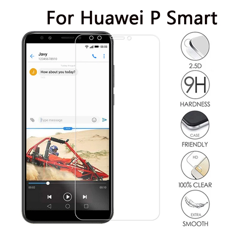 

for huawei P smart film Protective glass tempered glas protection huavei Psmart screen protector huaweii tremp huawa protect cam