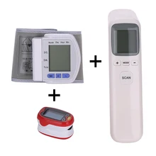 Пульсовый Оксиметр монитор spo2 инфракрасный термометр запястье Монитор артериального давления PR Сфигмоманометр оксиметр de Dedo