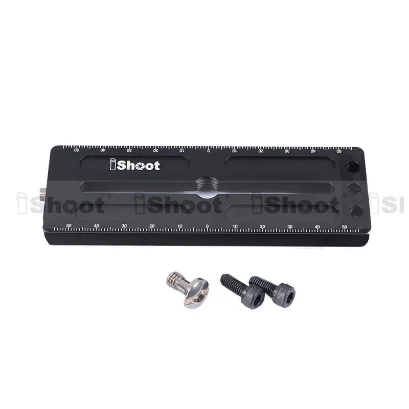 

120x39mm Metal Plate for Camera Tripod Ball Head - 2 pcs can be used as Vertical Shoot Quick Release Plate