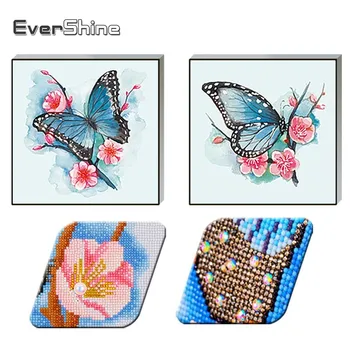 

EverShine Diamond Painting Special Shape Butterfly Picture Of Rhinestone Diamond Embroidery Sale Decoration Factory Direct