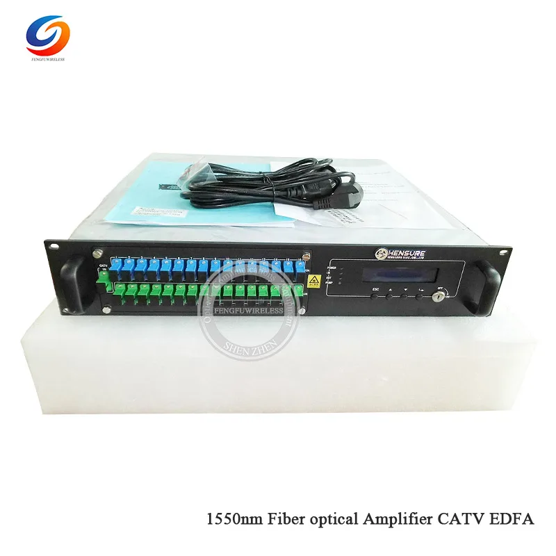 Горячая продажа FTTH SC/APC SC/UPC CATV сеть 1550nm 32 порта 22dbm PON EDFA Высокая мощность