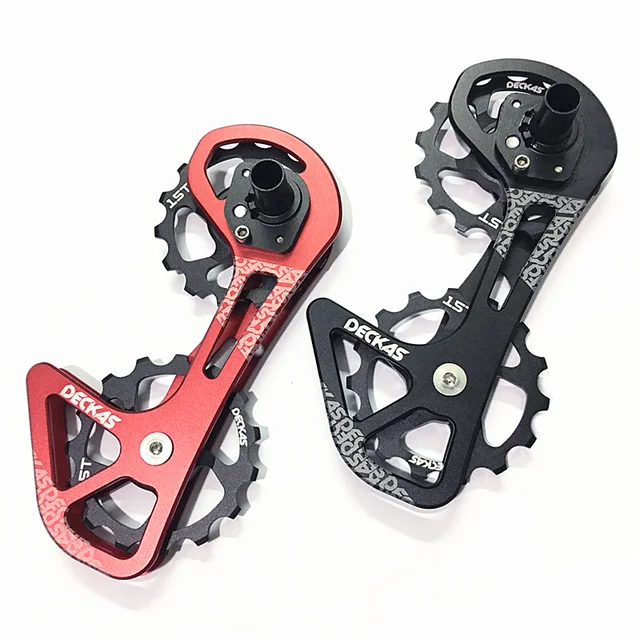 Road Bicycle Rear Derailleur Pulleys Al7075 Jockey Wheels 15T 15T Use