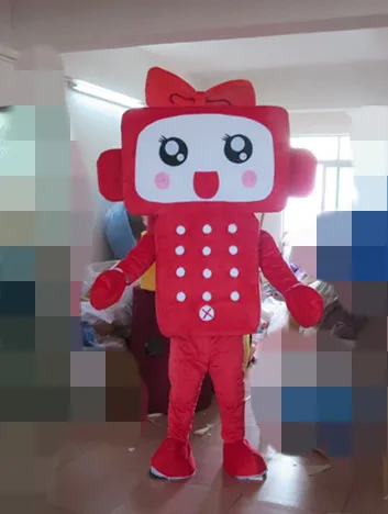 

adult Red TV mascot costume