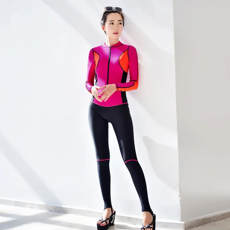 uv protection waterproof diving suit one piece surfing Women Wetsuit