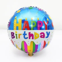 1 шт. 18 дюймов алюминий сердце воздушный шар Дети день рождения поставки украшения мультфильм ко дню рождения гелиевые воздушные шары