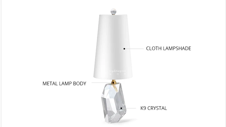 DX Modern Crystal Led Table Lamp (2)