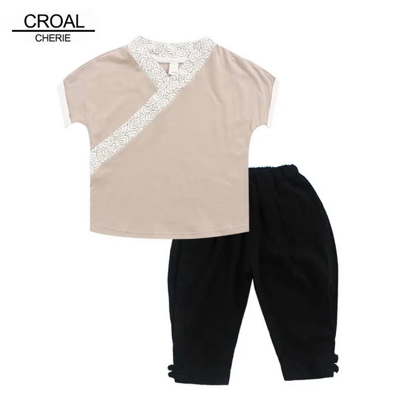CROAL CHERIE/Одежда для маленьких мальчиков Летняя детская одежда Комплекты Костюм
