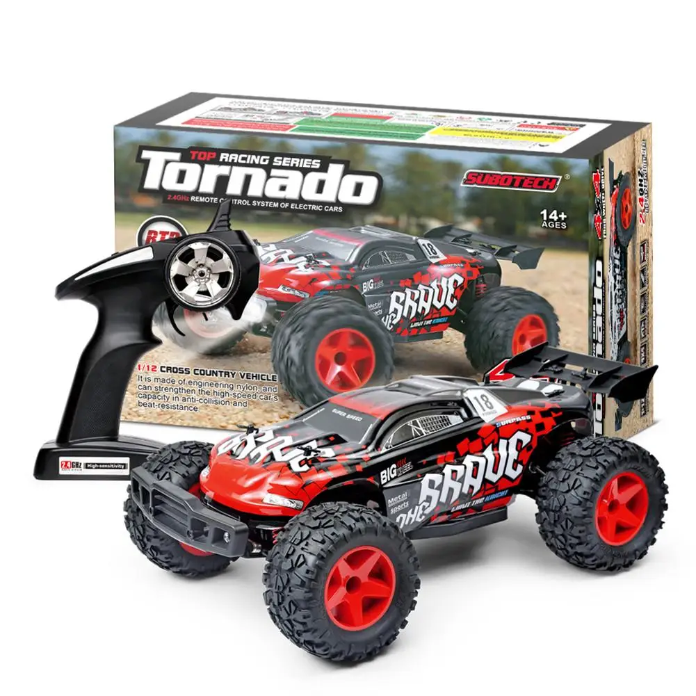 

RC Car 1:12 Full-scale Four-wheel Drive High-speed Waterproof Remote Control Off-road Vehicle Wild Crawling Remote Control Car