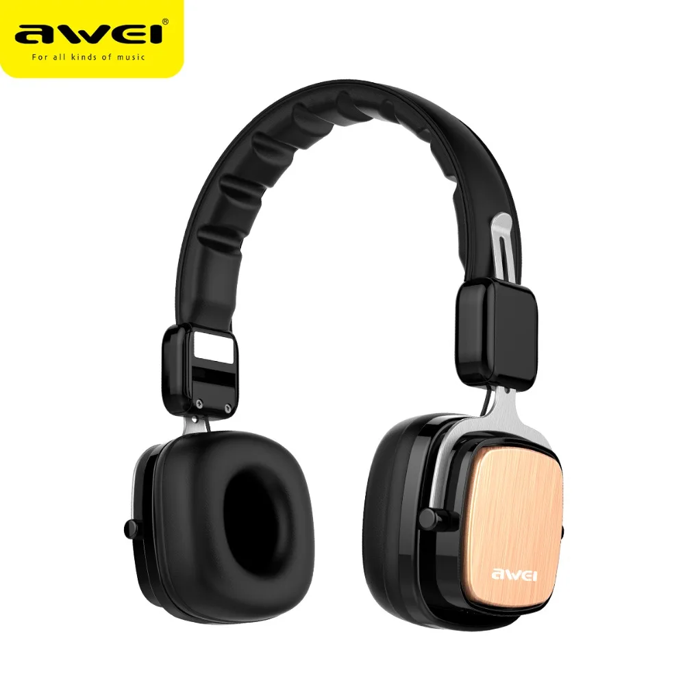 Новейшие AWEI A750BL v4.2 Bluetooth наушники объемного 3D стерео беспроводные с голосовым