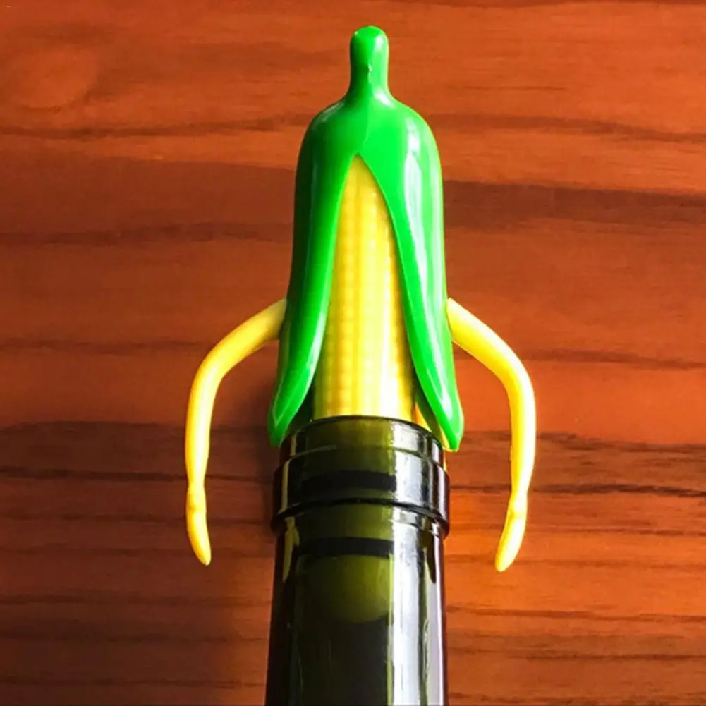 Силиконовые Бутылка пива из пробки мультфильм Мистер кукурузы образный штекер подходит для всех видов красное Вино Пиво Сода Кухня бар дома жизнь инструменты