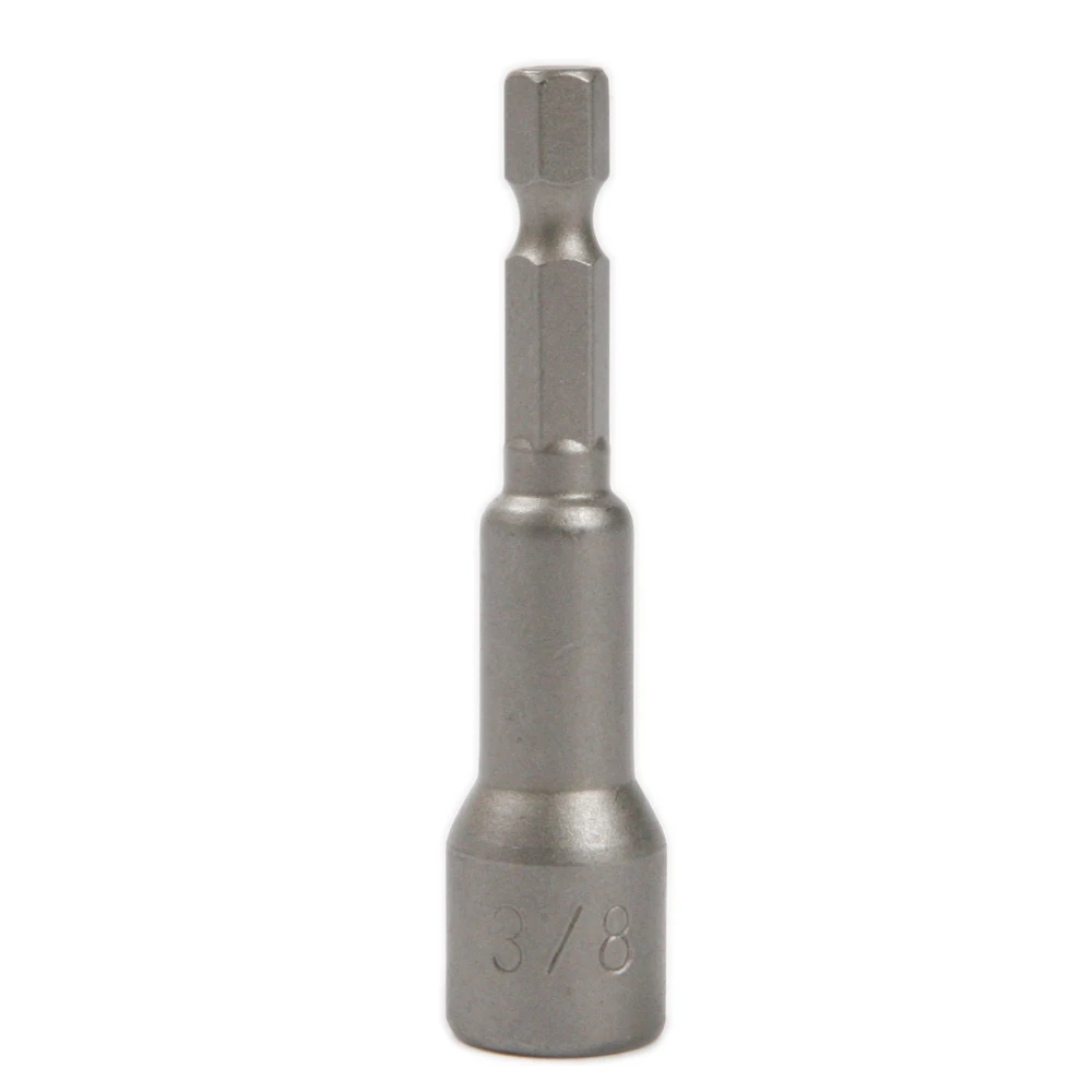 

1Pcs 1/4 to 3/8 Inch Hex Socket Sleeve Nozzles Strong Magnetic Nut driver Set Drill Bit Adapter Wind Approved Sleeve Electric