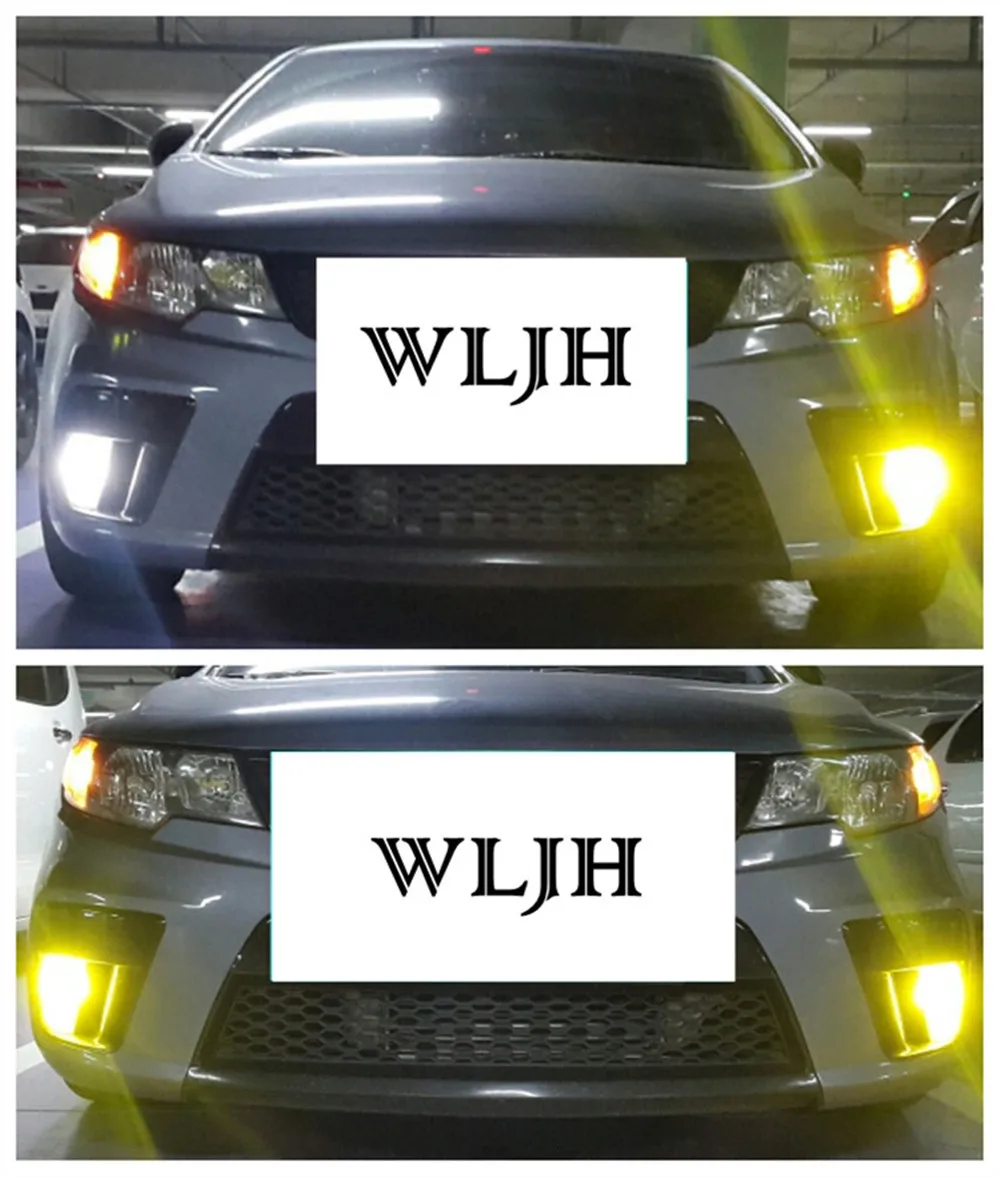 WLJH 2x30 Вт COB Led H8 Автомобильная противотуманная фара, светильник для Chevrolet Cruze Captiva Sport Camaro Sonic Spark 2013