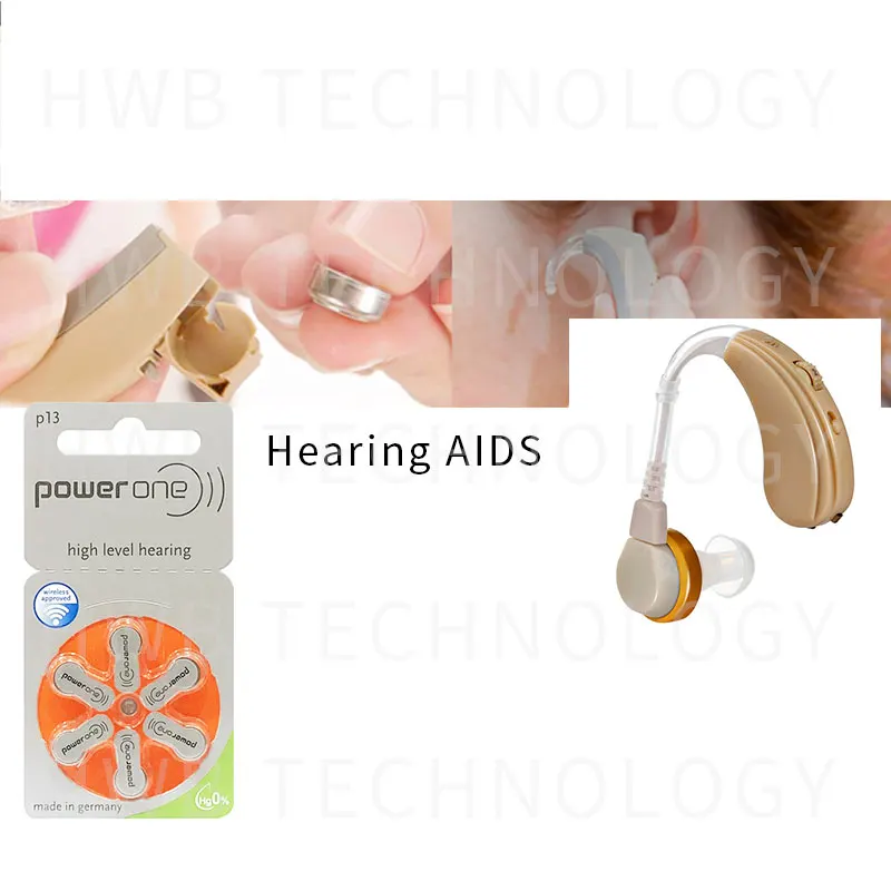 1 упаковка (6 шт.) высококачественная Оригинальная батарея PR48 P13 A13 S13 из цинка с